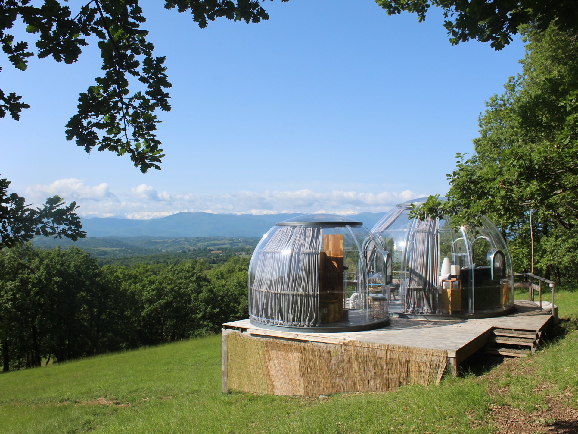 Bulle face aux Pyrénées !