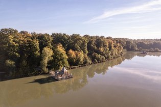 Cabane sur l'eau Territoire de Belfort