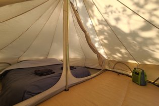 Tente et tente lodge Lot