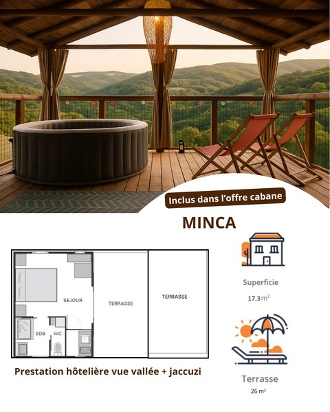 Hébergement AbracadaRoom : Cabane Minca & Spa - Image 5