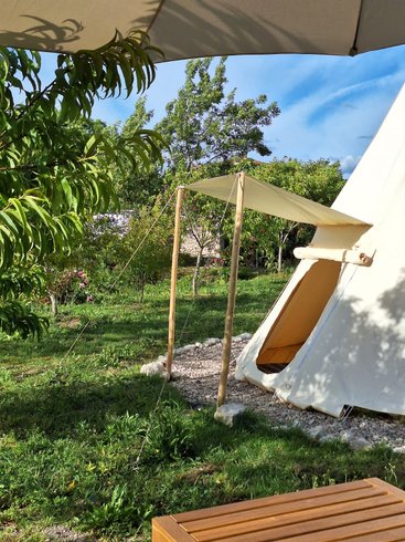 Hébergement AbracadaRoom : TIPIS nature, coucher de soleil et petit-déjeuner - Image 12