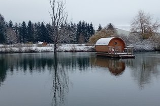 Cabane sur l'eau Meuse