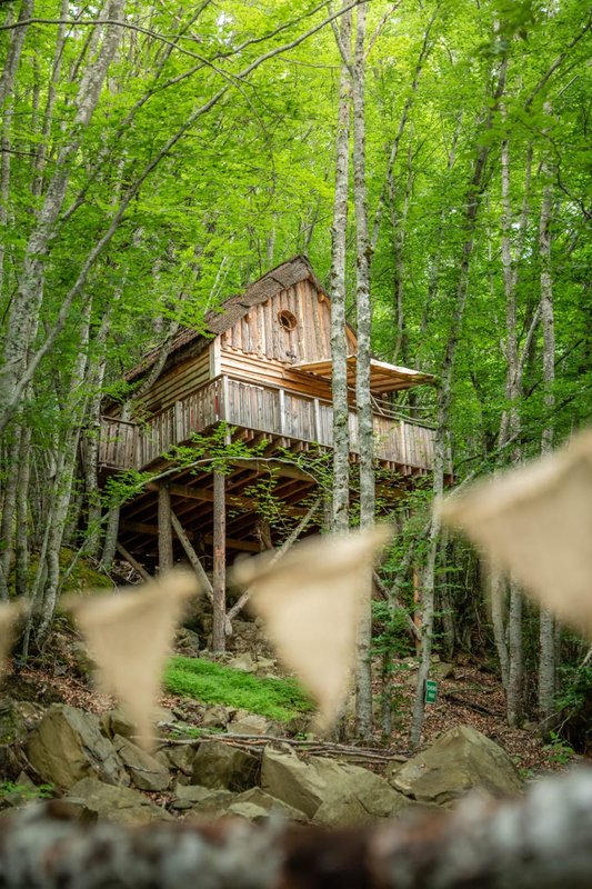Cabane Spa des Trolls à Saint Léger Les Mélèzes (2)