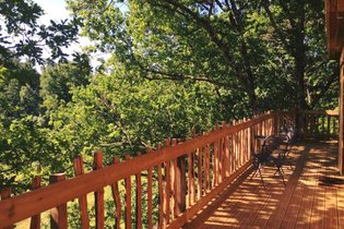 Cabane sur pilotis Dordogne