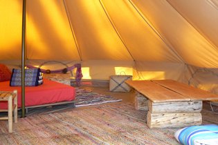 Tente et tente lodge Gard