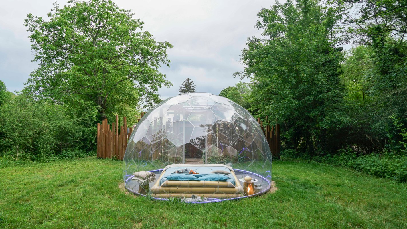 Bulle transparente - Royaume des arômes à Parmilieu (1)