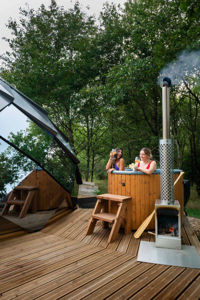 Hébergement AbracadaRoom : Le zome : Nuit sous les étoiles  & spa privatif - Image 4