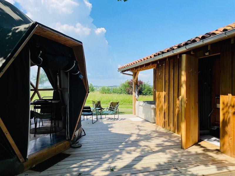 Hébergement AbracadaRoom : Cèdre dôme géodésique & Spa - Image 21