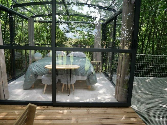 Hébergement AbracadaRoom : La Bulle des bois & spa privatisable - Image 2