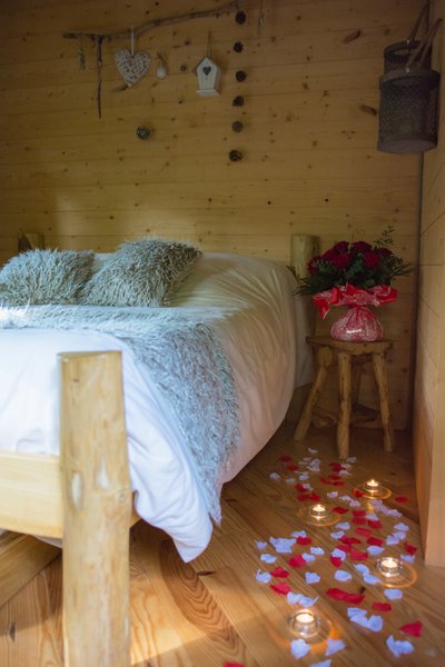 chambre romantique cabane