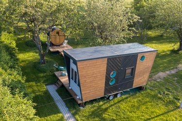 Tiny House  Ô P'tit Nid Milie  & son sauna : Classée 1 étoile à Bellefontaine (2)