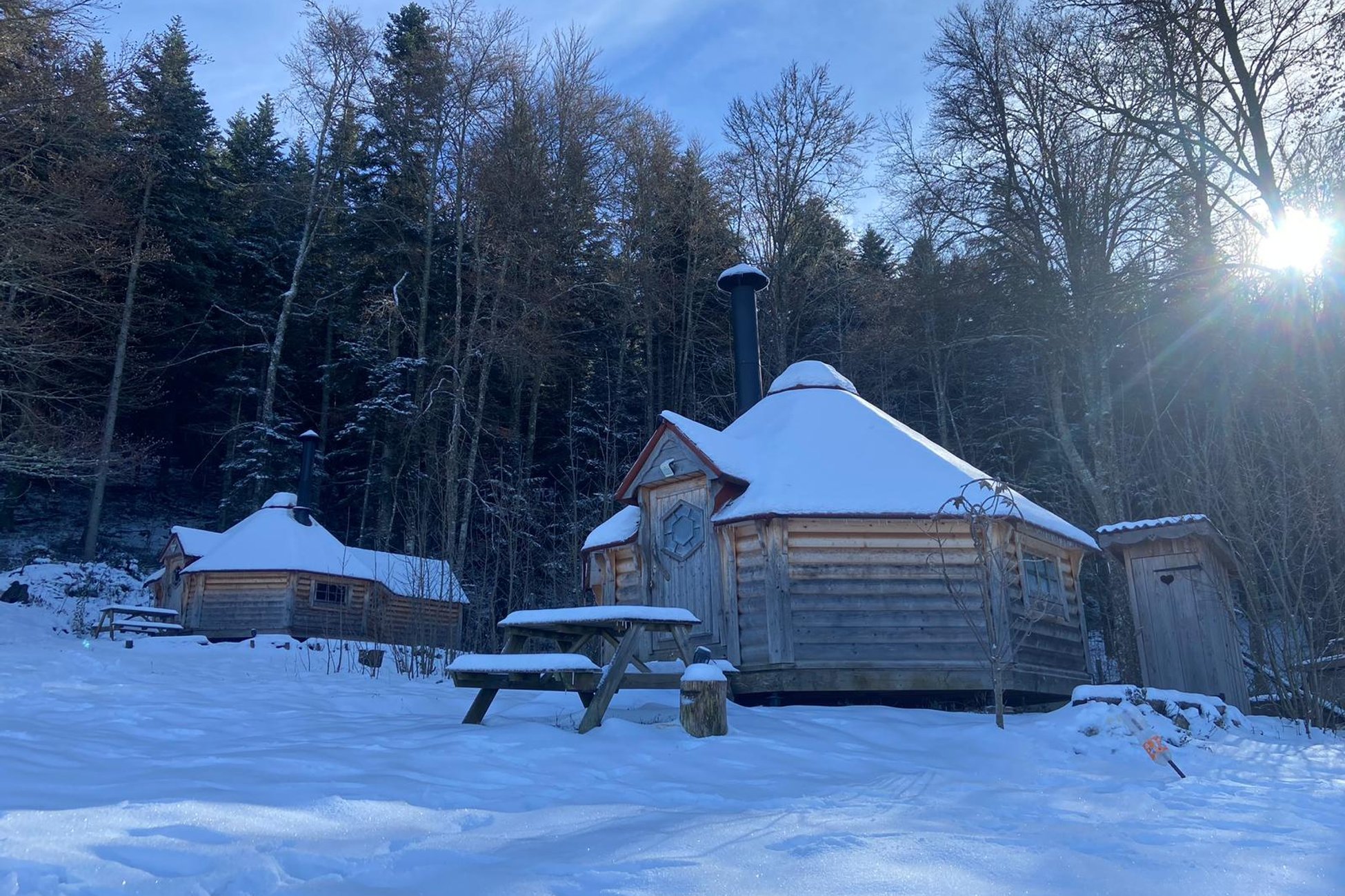 Hébergement UnicStay : Kota 3 Inari - Séjour inoubliable auprès de huskies à Vassieux-En-Vercors
