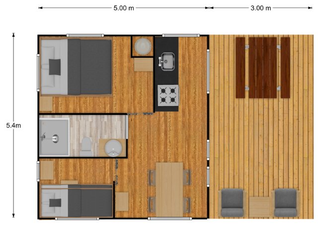 Hébergement AbracadaRoom : Lodge River & Spa - 4 personnes - Image 9