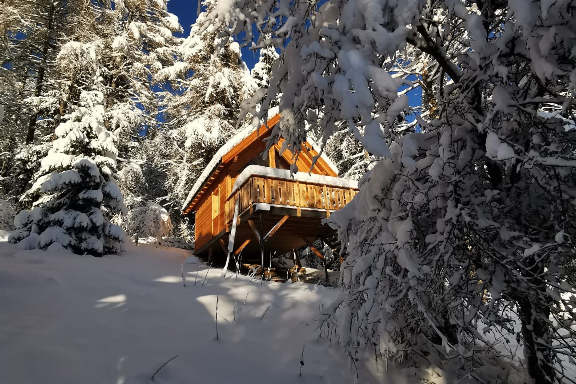 Hébergement UnicStay : Cabane "Les terres blanches" à Le Lauzet Ubaye