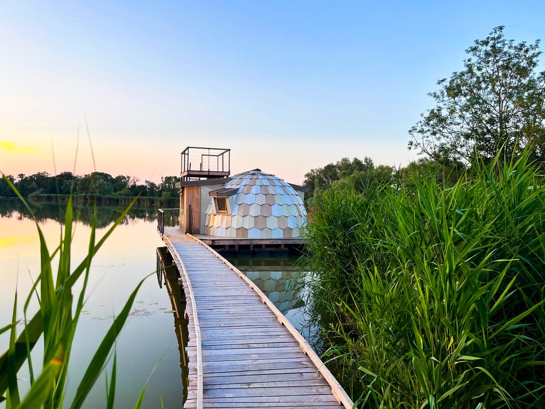 Cabane Spa les Flots 4 pers à Bâgé-Dommartin (1)
