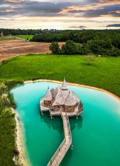 Cabane Château Spa & Sauna Jumilhac à Beaumontois En Perigord