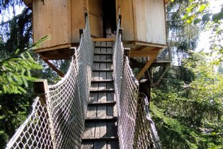 Cabane dans les arbres Haute-Savoie