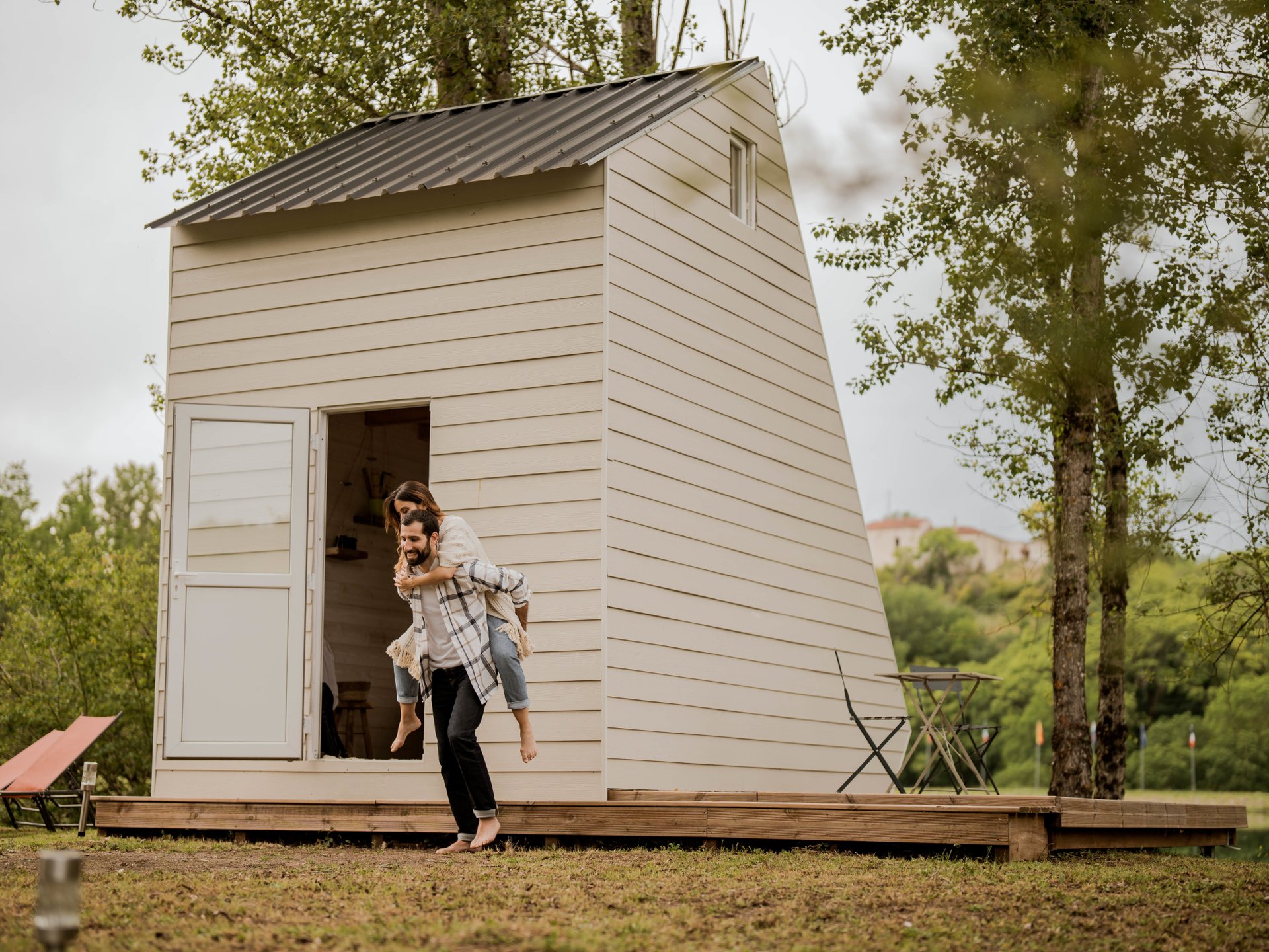 Le Nid'O, une cabane posée sur l'île