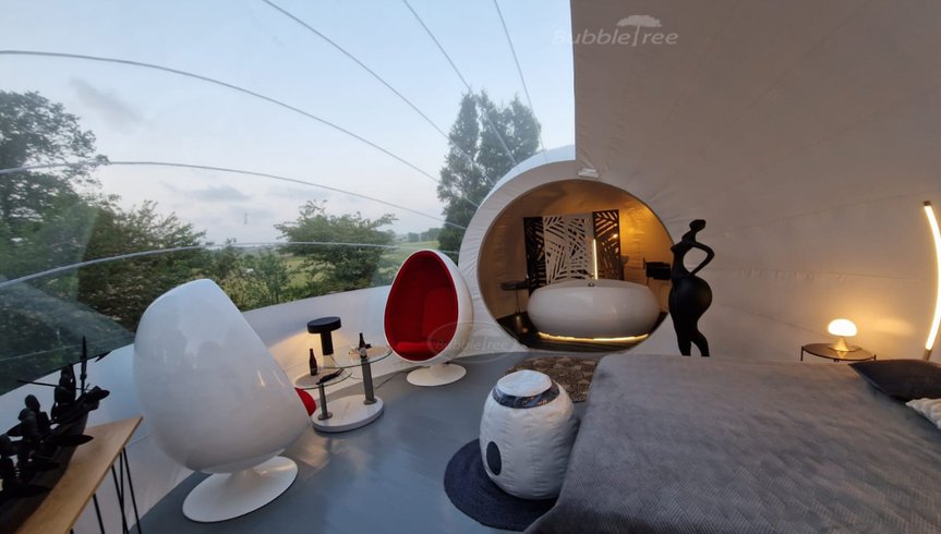 Hébergement AbracadaRoom : Bulle Yin Yang  & balnéo avec planche dînatoire et petit-déjeuner - Image 10