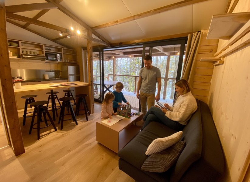 Hébergement AbracadaRoom : HY•Lødge Spa-6pers N°4 (Chalet nature avec spa privatif) - Image 7