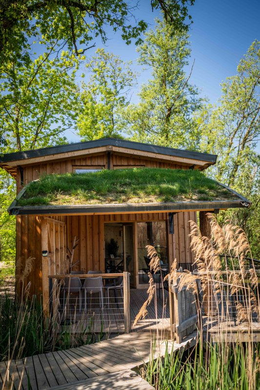 Cabane Spa Végétale 5 pers à Bâgé-Dommartin (23)