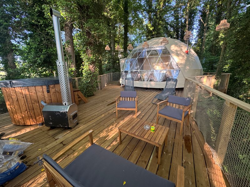 Hébergement AbracadaRoom : Bulle au Fil de l'eau & Bain nordique - Image 2