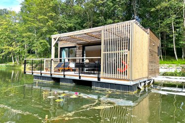Cabane sur l'eau : L’Õthentique à Sainte Gemme (1)