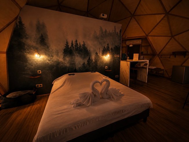 Hébergement AbracadaRoom : Dôme Aura-Insolite-Sauna-Bain-Nordique-Climatisé - Image 12