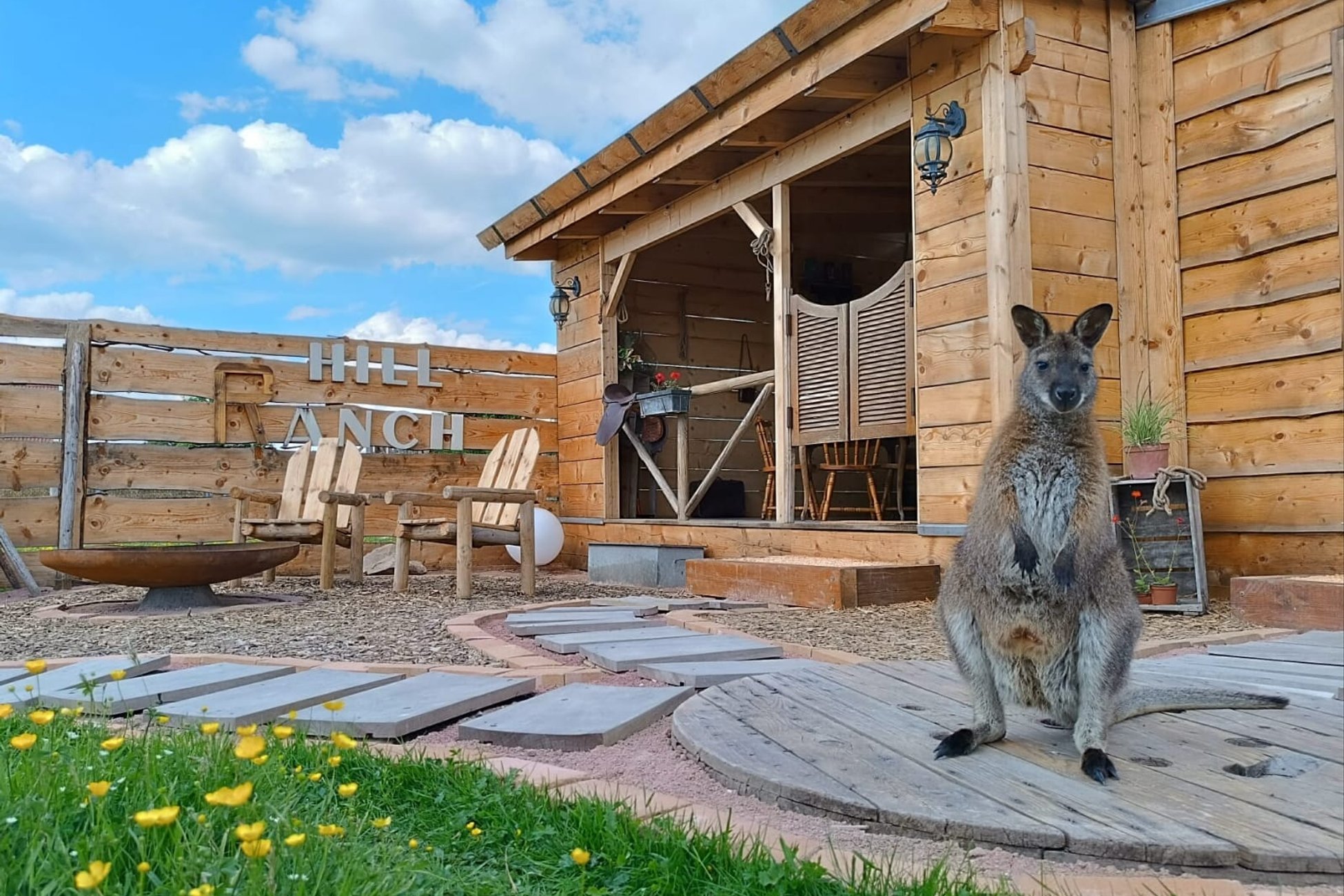 Hébergement UnicStay : Expérience unique et insolite : Far West & Wallaby à Laperrière Sur Saone