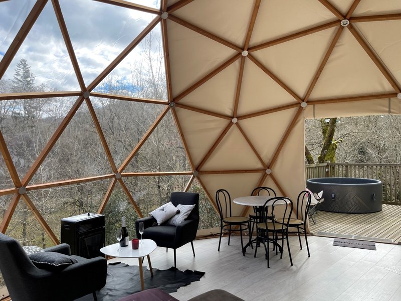 Hébergement AbracadaRoom : Dôme Spa dans les Arbres - Image 11