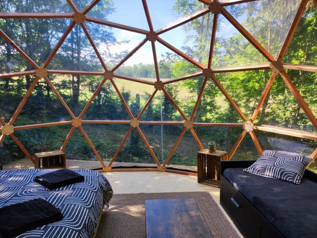 Hébergement AbracadaRoom : Le Dôme Géodésique - La déconnexion en harmonie avec la nature. - Image 2