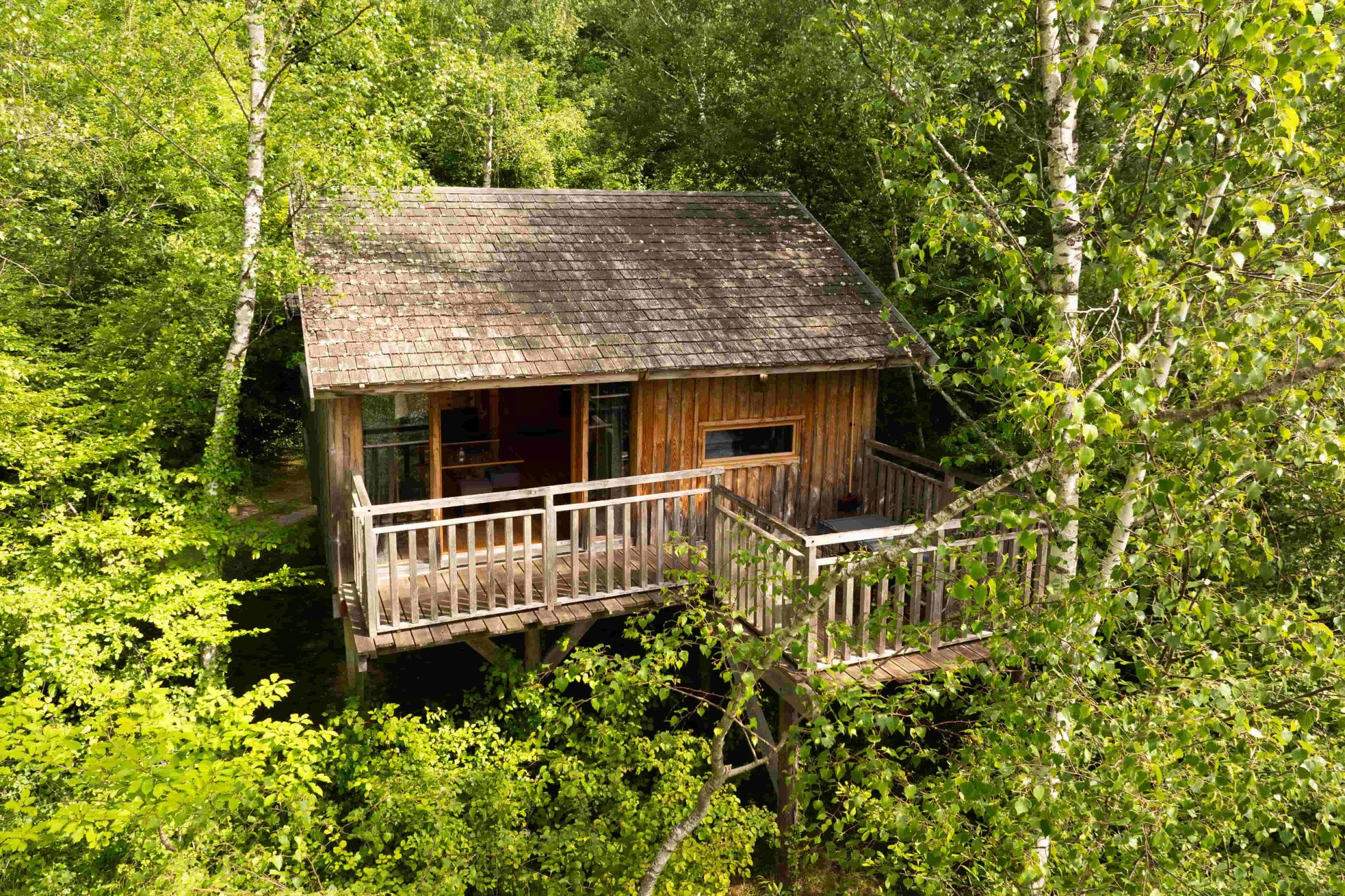 Hébergement UnicStay : Cabane Spa Souffle d'Emeraude à St-Léger-Aux-Bois