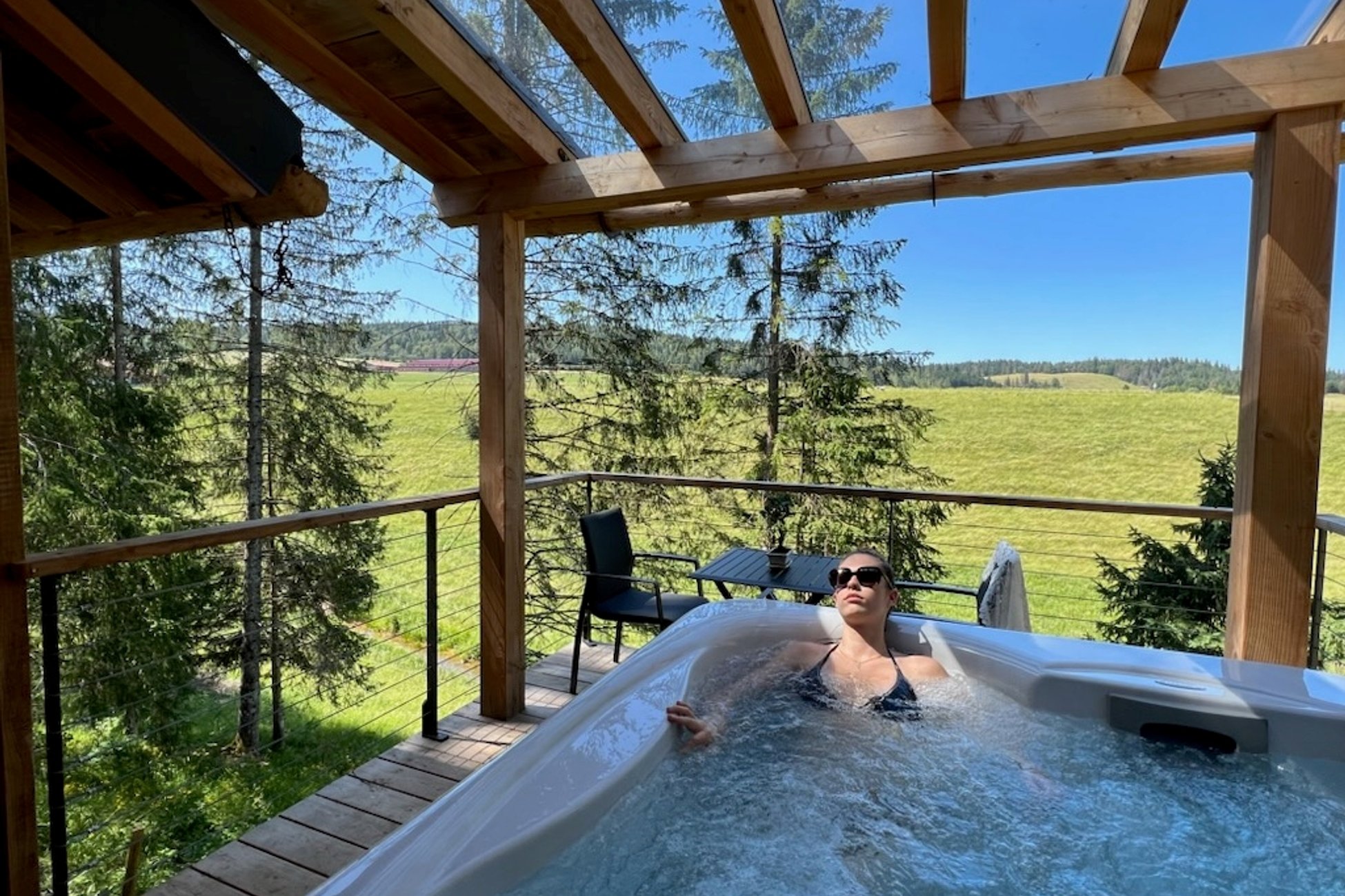 Hébergement UnicStay : Cabane La Cébriot & Spa & Sauna à Petite Chaux