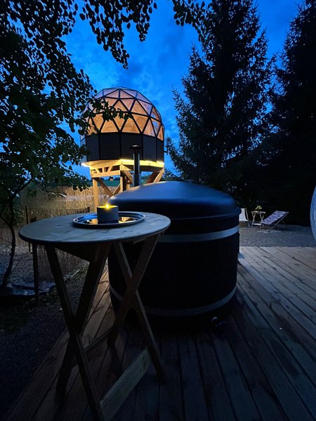 Hébergement AbracadaRoom : Dôme lunaire d'Oriana & Son bain nordique - Image 3