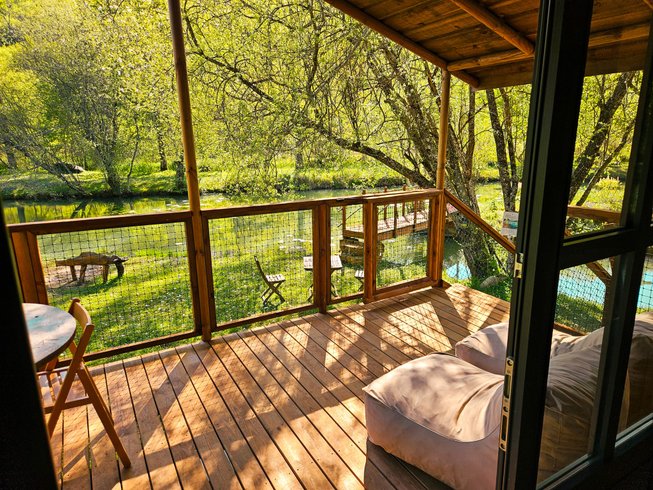 Hébergement AbracadaRoom : La Cabane du Héron, lodge sur pilotis, étang, nature, biodiversité - Image 9