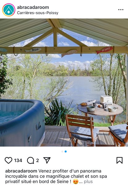 Domaine AbracadaRoom : Chalet cosy en bord de seine - Image 10