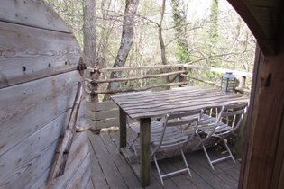 Cabane dans les arbres Drôme