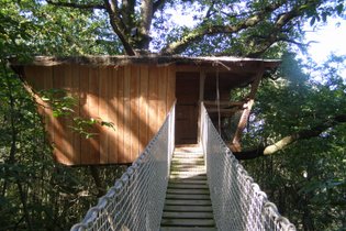 Cabane dans les arbres Mayenne