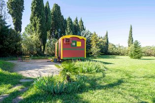 Roulotte Marius & Piscine en Provence