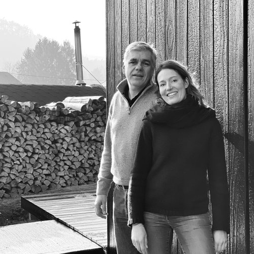 Hélène Trautmann and Stéphane Reverre, co-founders of Bleu Minuit