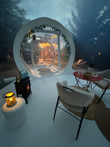 Hébergement AbracadaRoom : Dôme lunaire d'Oriana & Son bain nordique - Image 10