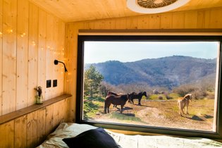 ※ Homnest ※ Panorama des Puys à Cheval ※ Refuge 2