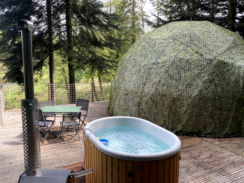 Hébergement AbracadaRoom : Cassiopée & Spa : Dôme Géodésique pour nuitée à la belle étoile - Image 2