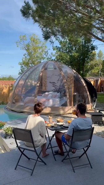 Hébergement AbracadaRoom : "F"anny - Wigwam, piscine & spa - Image 17