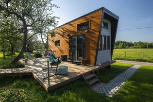Tiny House  Ô P'tit Nid Milie  & son sauna : Classée 1 étoile