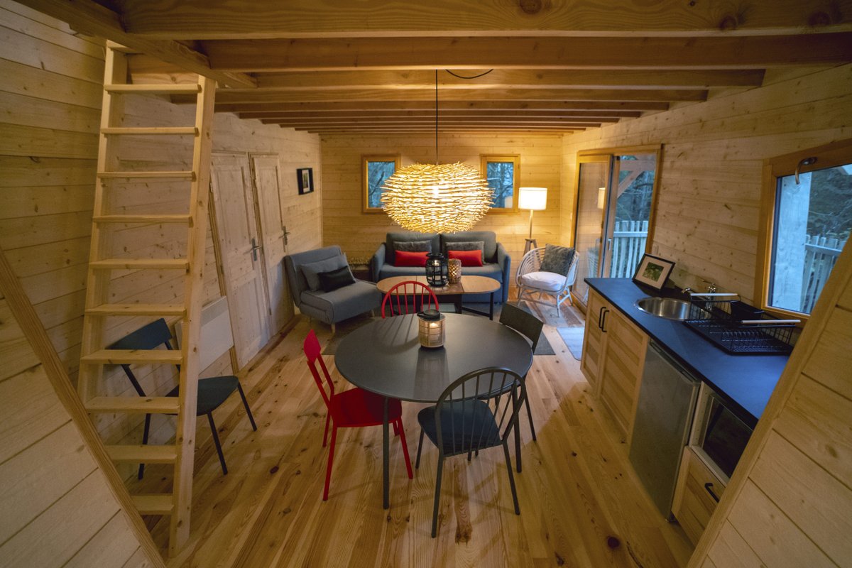 Cabane féérique  Spa - Cigogne noire à Vernois Les Vesvres (9)