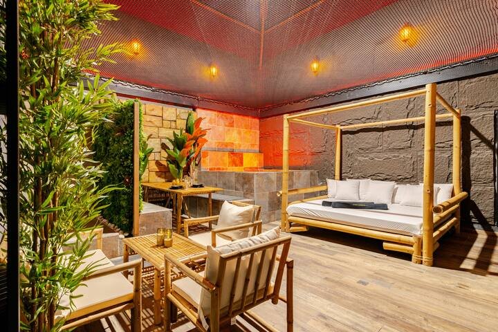 Hébergement AbracadaRoom : GAÏA • Filet suspendu, spa et suite privative - Image 18