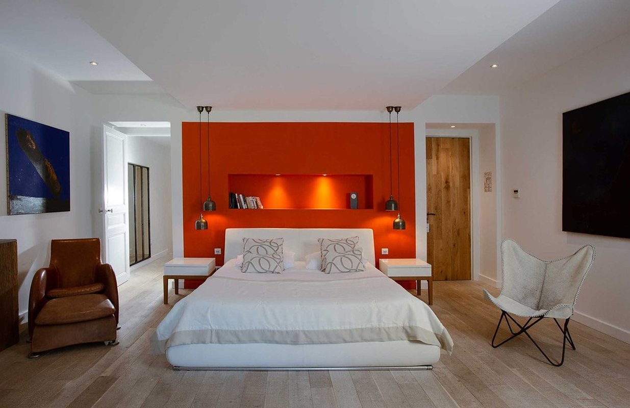 Suite Deluxe avec vue sur le jardin à Lavérune (1)