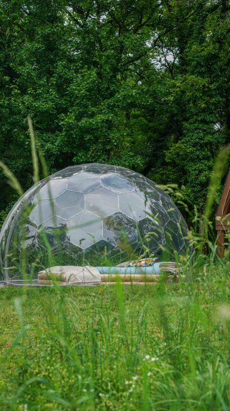 Bulle transparente - Royaume des arômes à Parmilieu (13)