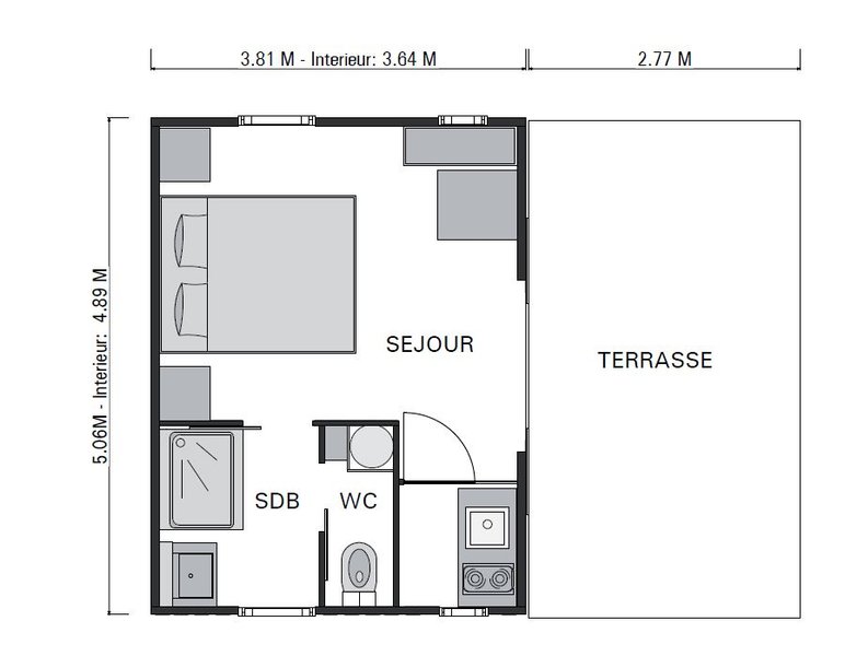 Hébergement AbracadaRoom : Chalet cosy sur pilotis - Image 6